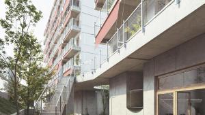 Recreació de com seran els dos blocs a la carretera del Pont de Vilomara