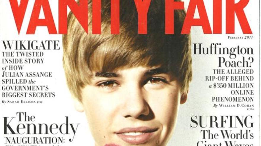 La portada de Justin Bieber.