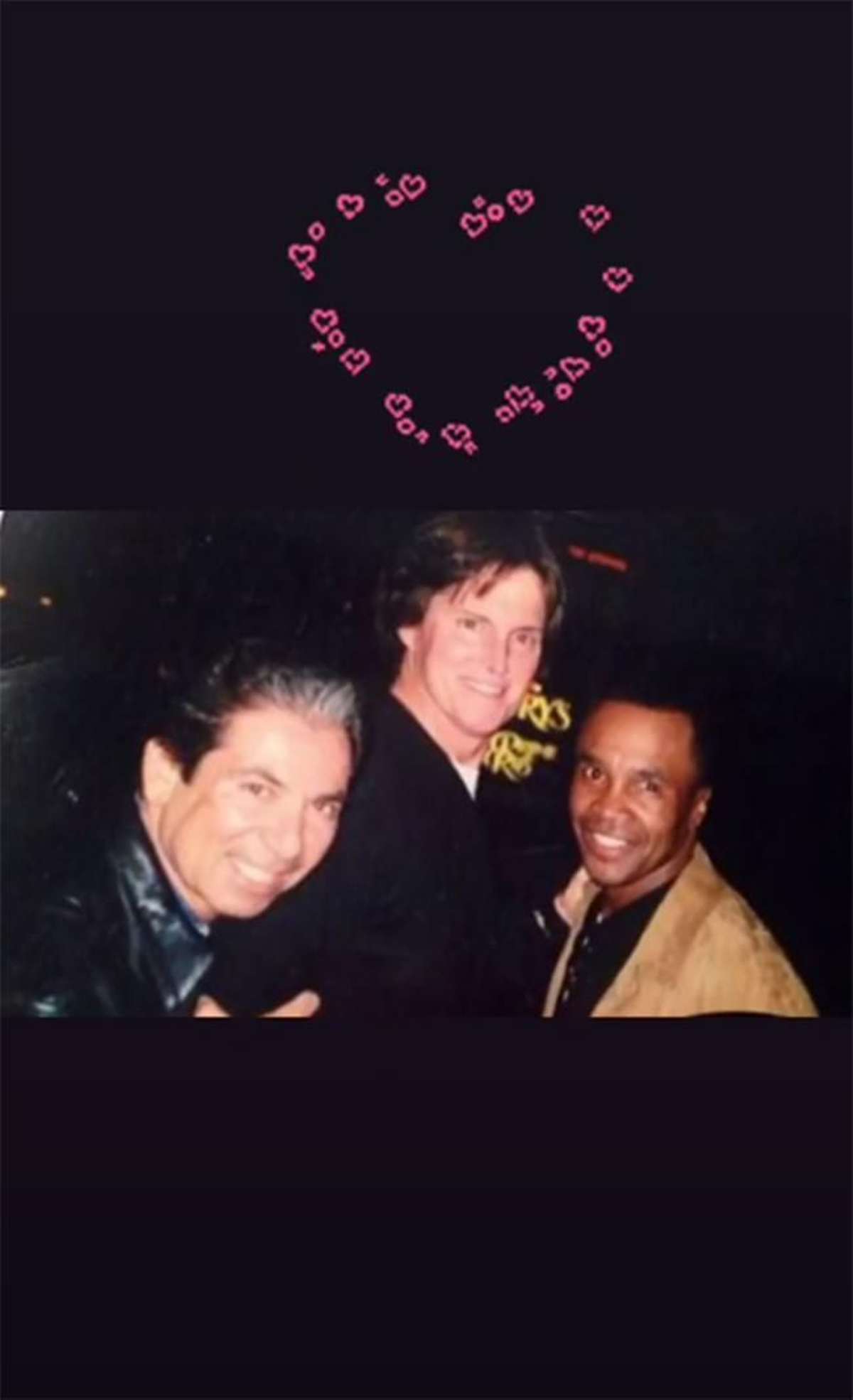 Robert Kardashian, Caitlyn Jenner y Sugar Ray Leonard