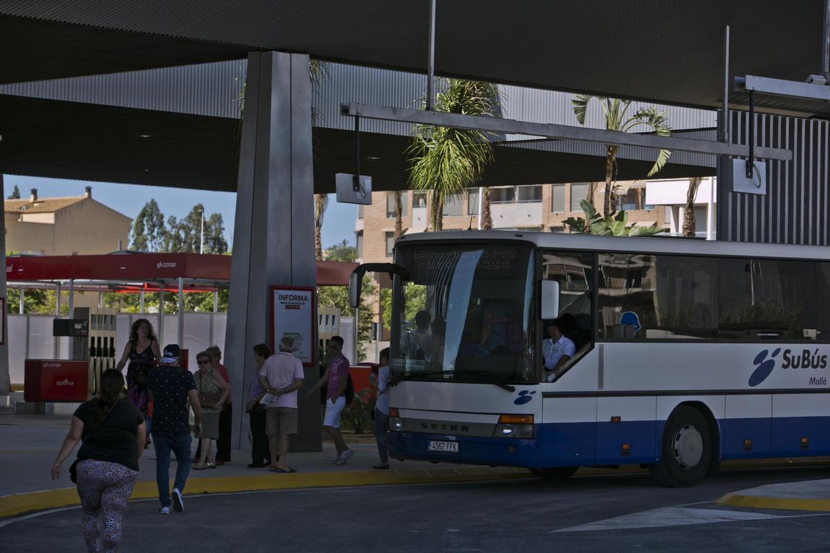 La estación de autobuses de Santa Pola