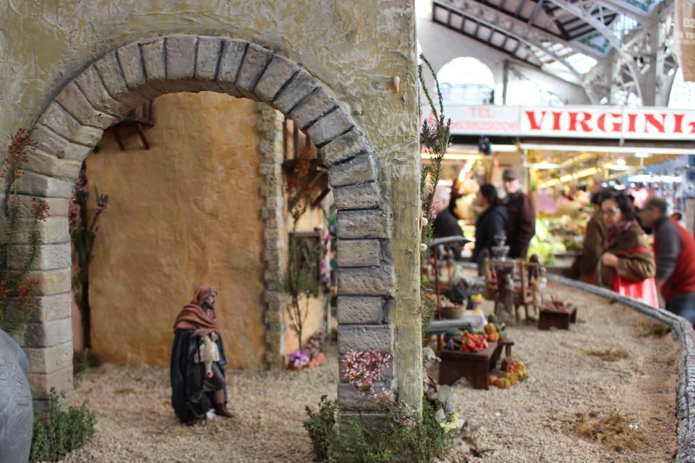 Así es el Belén del Mercado Central