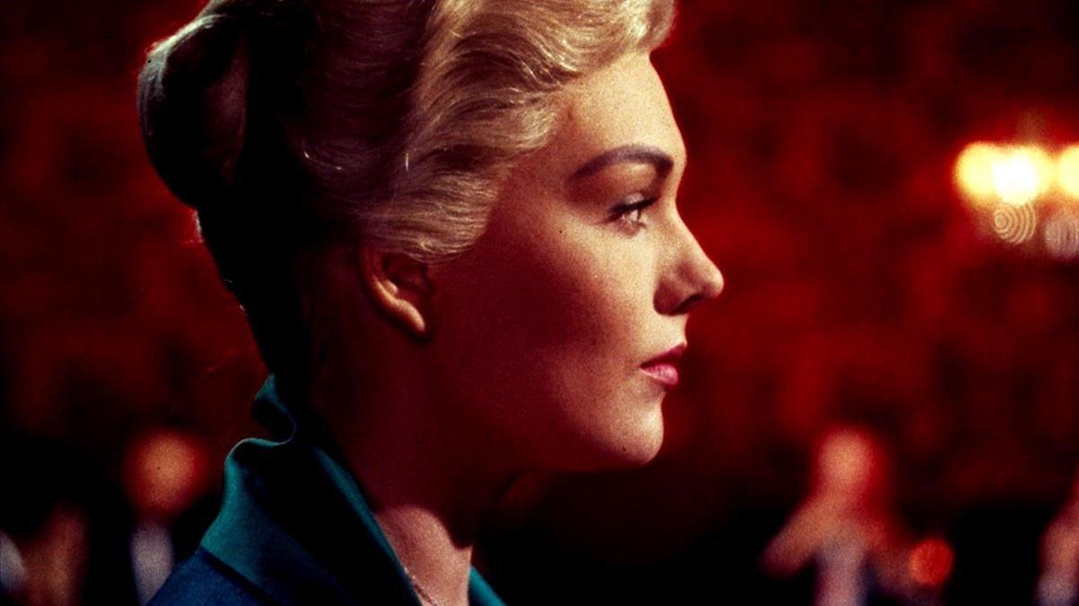 Kim Novak, en 'Vértigo' (Alfred Hitchcock, 1958), filme que se proyectará con una orquesta en directo en Aribau Multicines en dos sesiones el día 16 de diciembre.