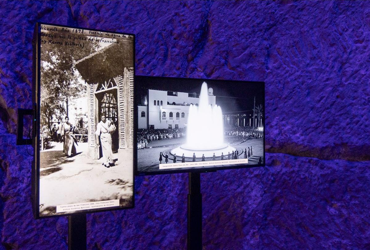 Imágenes que se pueden ver en la exposición "Alicante, cerca del agua"