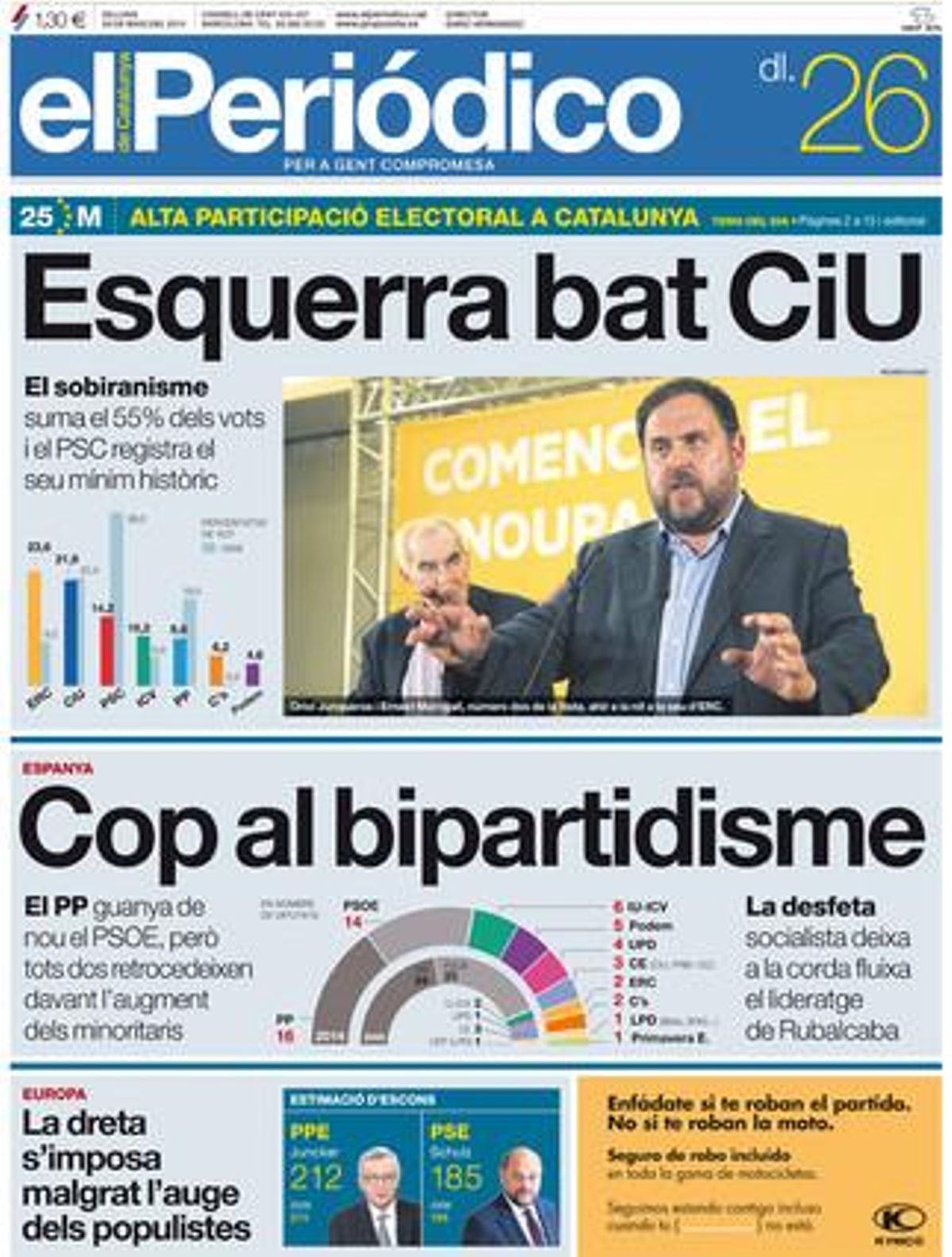 La portada del dilluns
