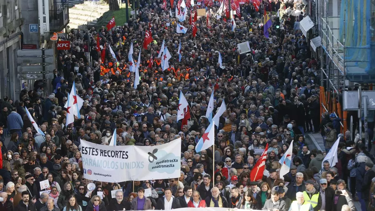 Concentración en A Coruña el jueves 12 para protestar contra las listas de espera en la Sanidad