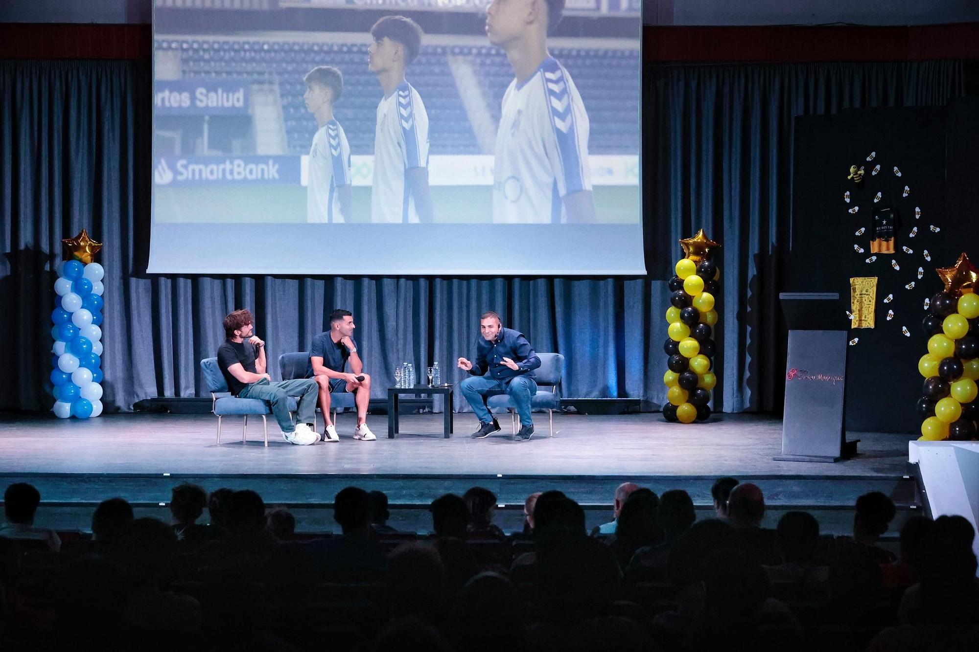 Ángel y Corredera comparten su experiencia con estudiantes de diversas edades