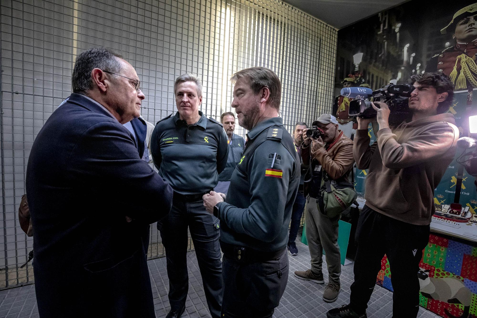 Las fotos de objetos recuperados en Mallorca por la Guardia Civil que fueron robadas en el Santuario de Lluc