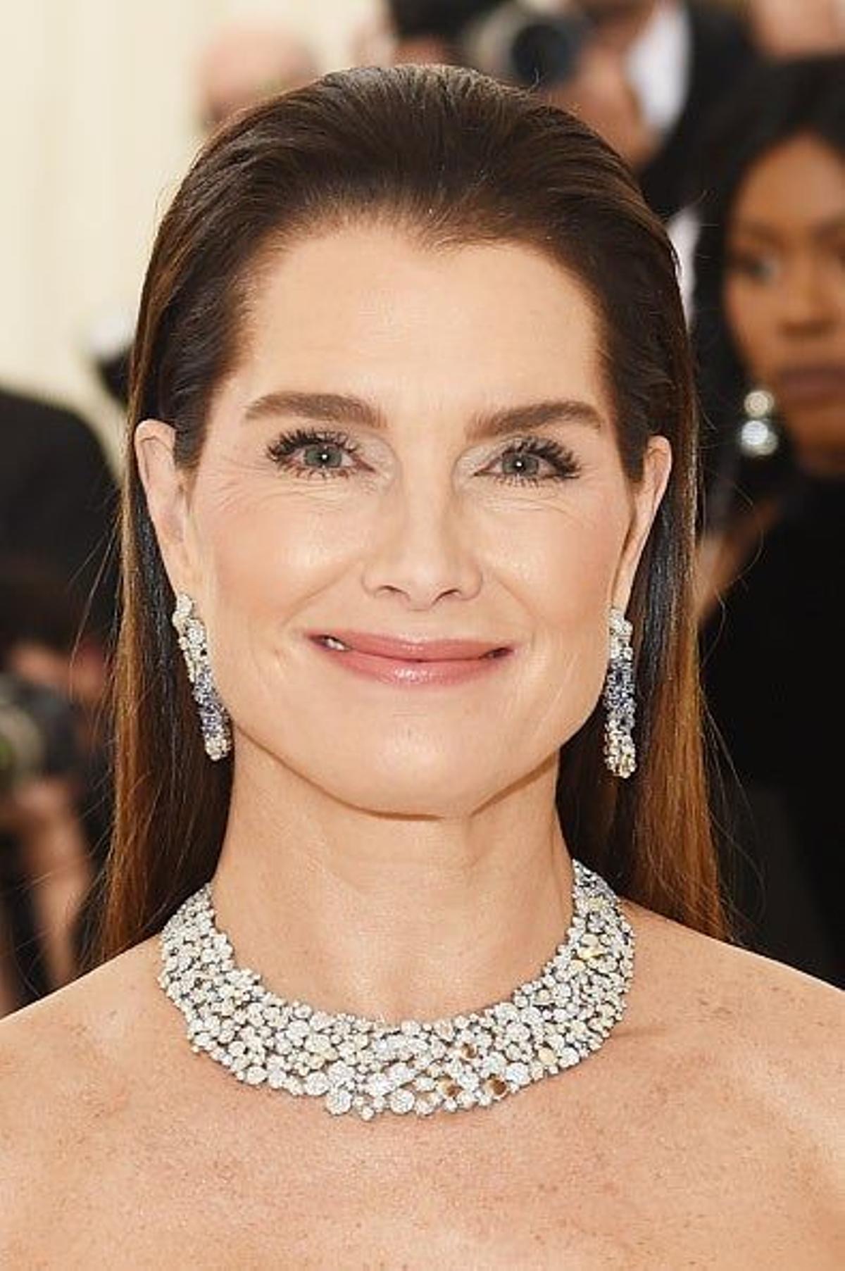 Algo pasaba con la sonrisa de Brooke Shields en la Gala Met