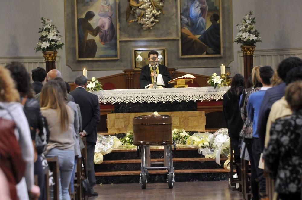 Funeral en Laviana por Marta Pérez, la joven de 17 años fallecida en accidente de tráfico.