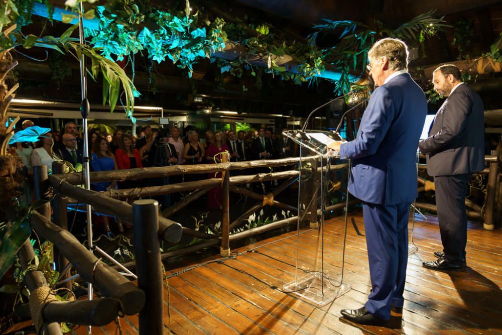 Uno de los discursos durante la gala.