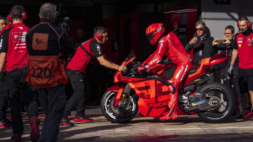 Márquez impresiona a los jefes de Ducati antes de que empiece el Mundial