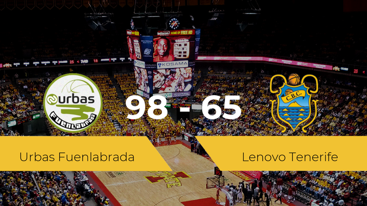 El Urbas Fuenlabrada consigue la victoria frente al Lenovo Tenerife por 98-65