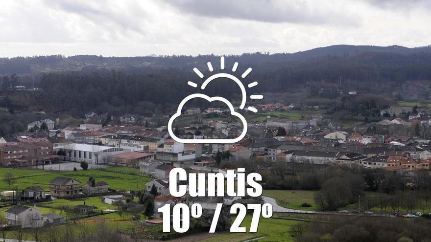 El tiempo en Cuntis: previsión meteorológica para hoy, viernes 10 de abril