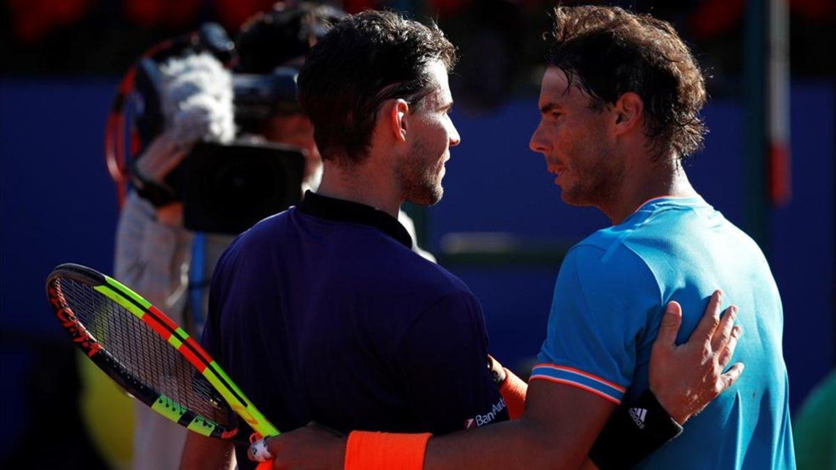Thiem y Nadal se enfrentaron en semifinales de Barcelona