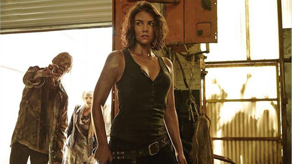 La actriz Lauren Cohan, en una imagen promocional de la serie 'The Walking Dead'.