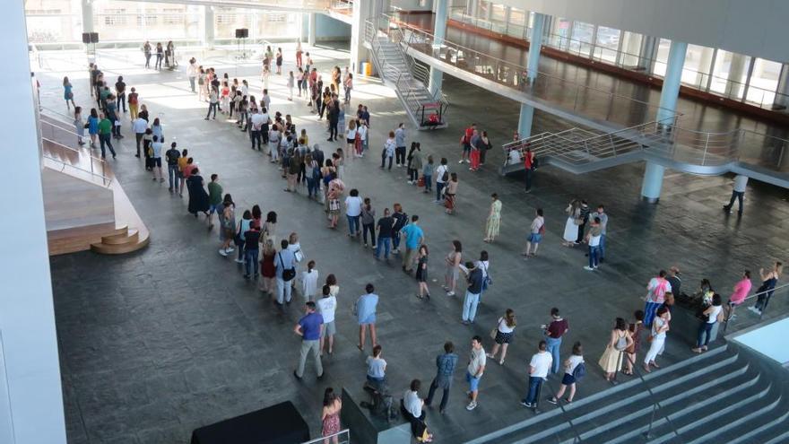 Opositores, en el Mar de Vigo.