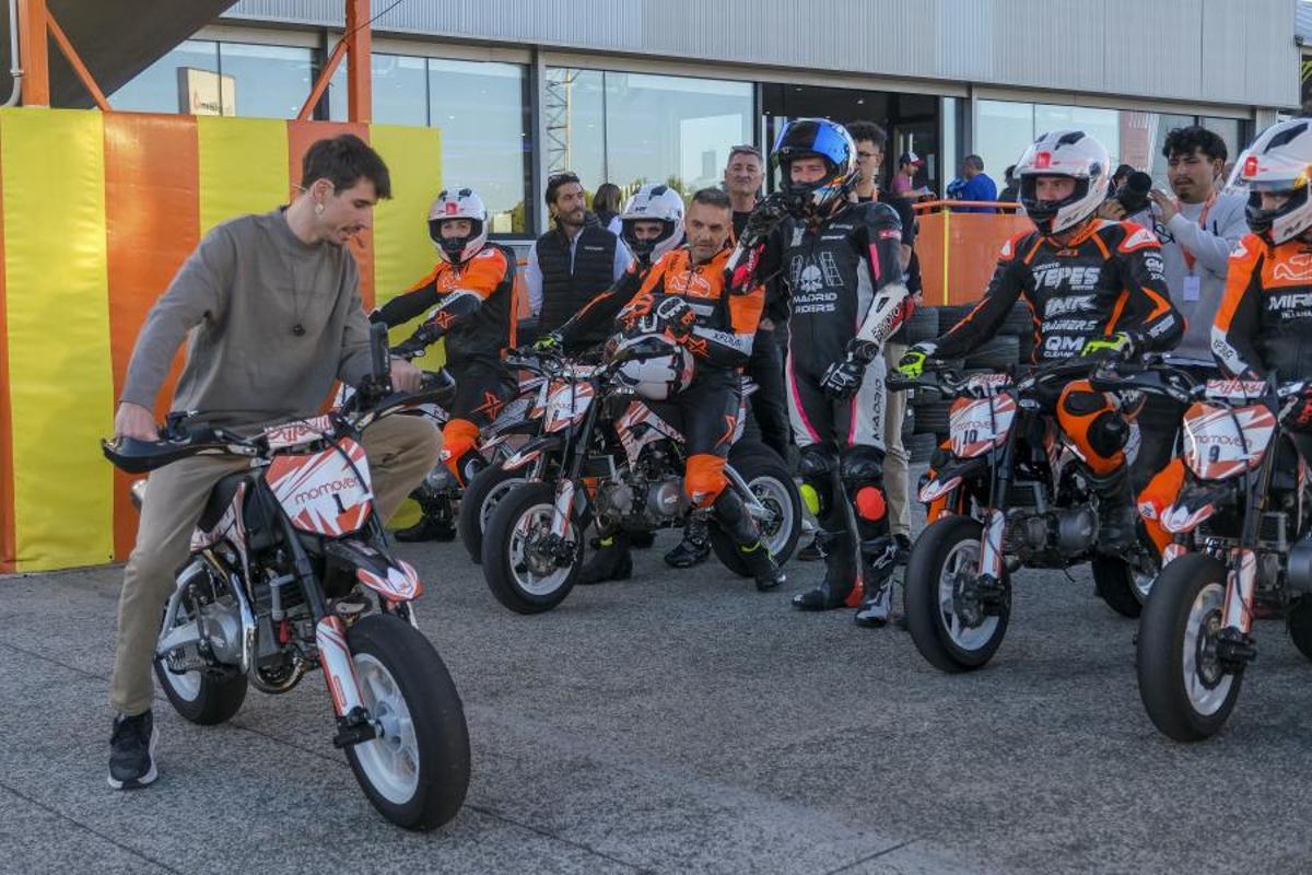 Àlex Márquez durante la 'masterclass' en el Circuito MIR Racing