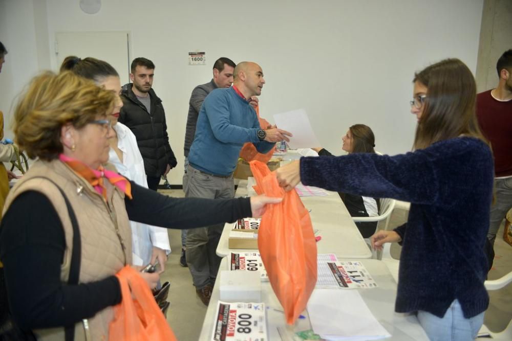 Entrega de dorsales de la San Silvestre de Cartagena