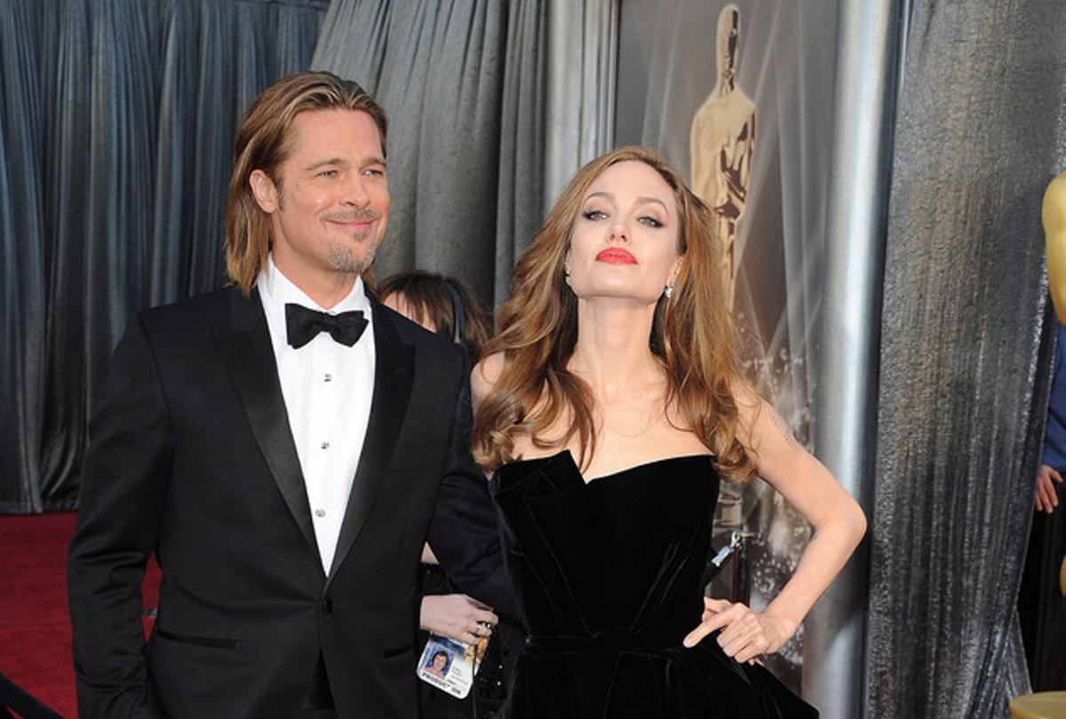 Brad Pitt y Angelina Jolie.