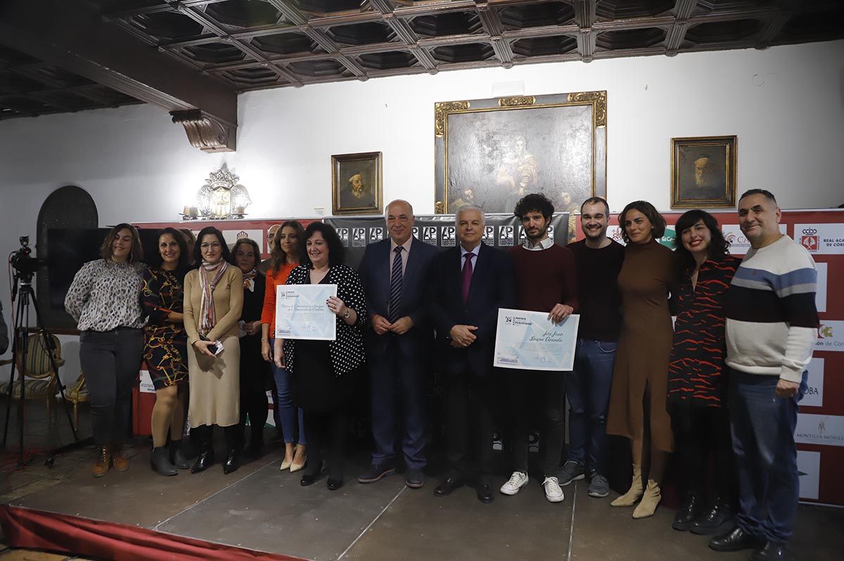 José Juan Luque y la Oficina de Comunicación de la Diputación Premios de Periodismo Córdoba