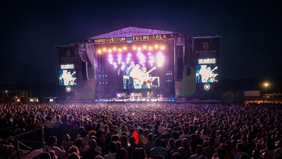 Escenario del Marenostrum de Fuengirola este sábado 25 de julio de 2026.