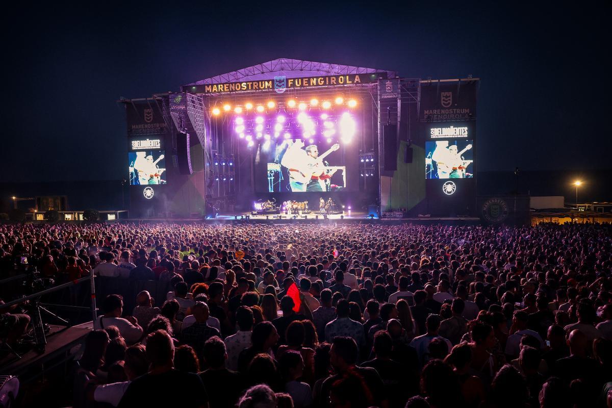 Escenario del Marenostrum de Fuengirola este sábado 25 de julio de 2026.