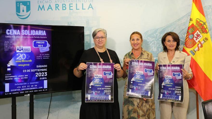 Gala benéfica para celebrar los 20 años de Marbella Voluntaria