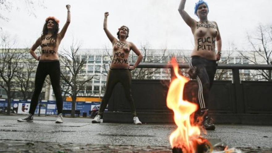 Femen, contra las Olimpiadas de Sochi