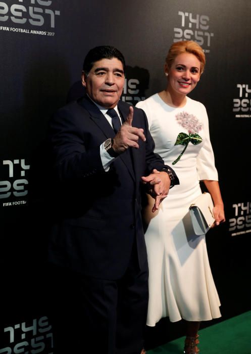 Maradona y Rocío Oliva.