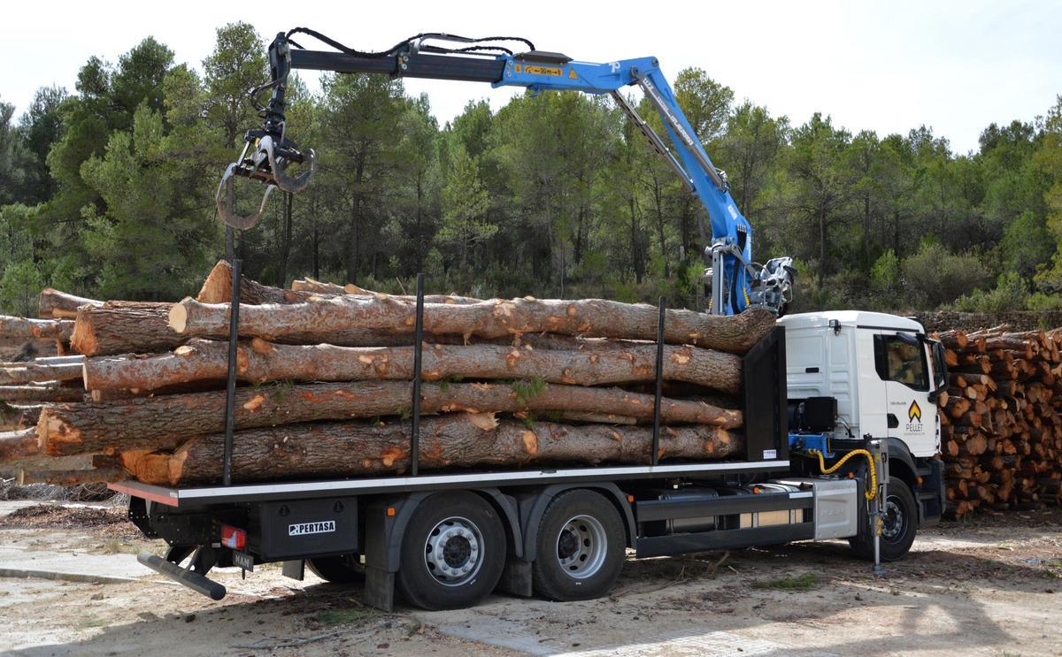 TRABAJO. Bajo el mandato de Luis Rubio, la planta de pellet ha conseguido aumentar su capacidad productiva pasando de fabricar 5.000 toneladas a las 15.000 que se alcanzarán en breve.
