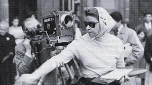 Ana Mariscal, durante el rodaje del documental ’Misa en Compostela’ (1954).