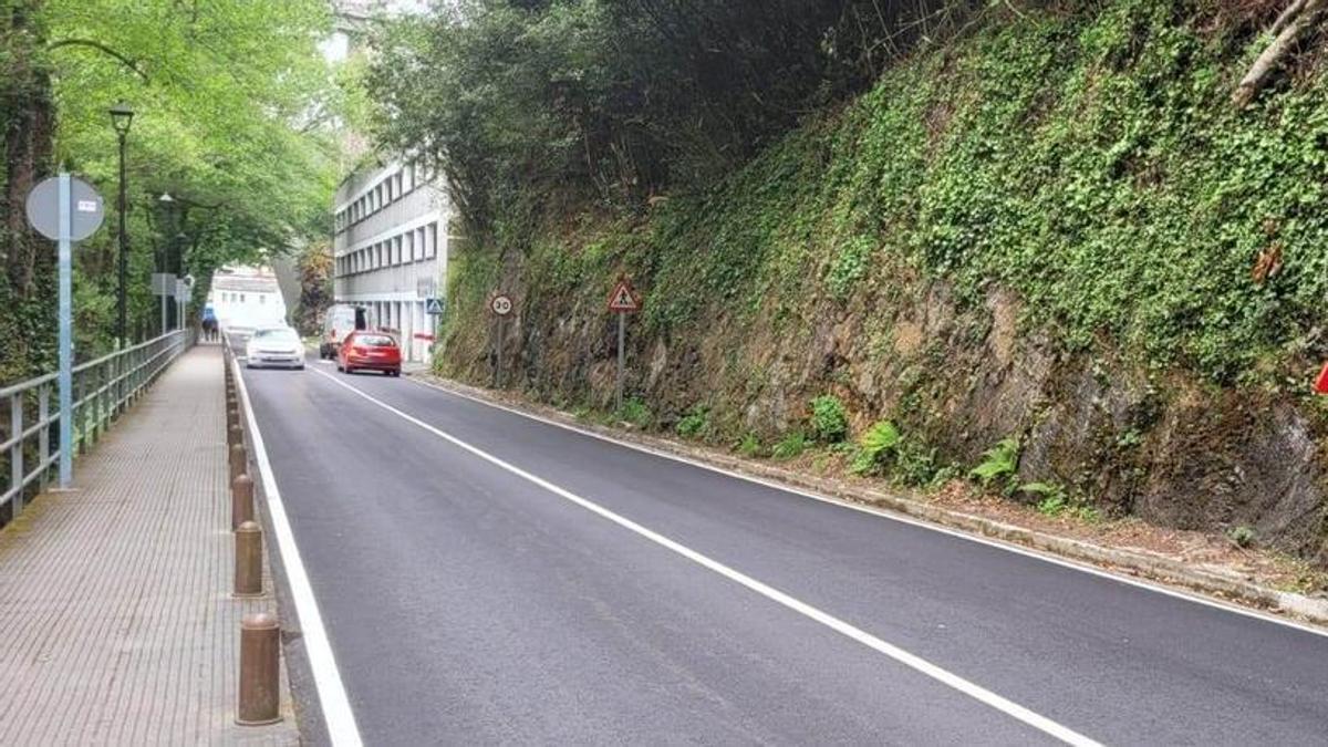 Estado actual del tramo tras la obra.