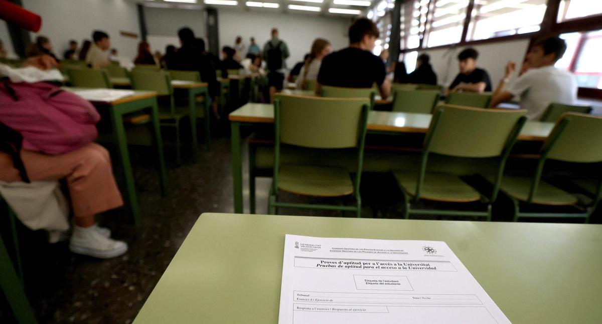 Valencia VLC alumnos de bachiller empiezan hoy los examenes de la PAU en la Universitat Politecnica