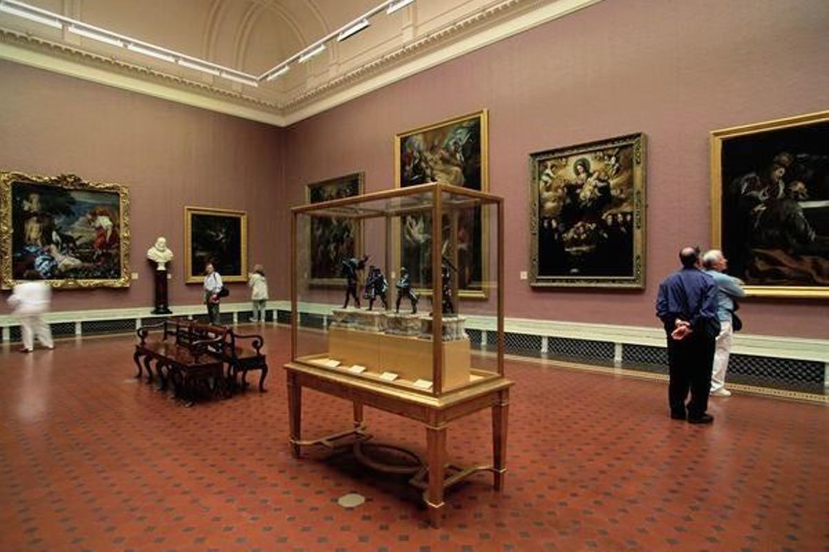 Una de las salas de exposición en la Galería Nacional de Irlanda