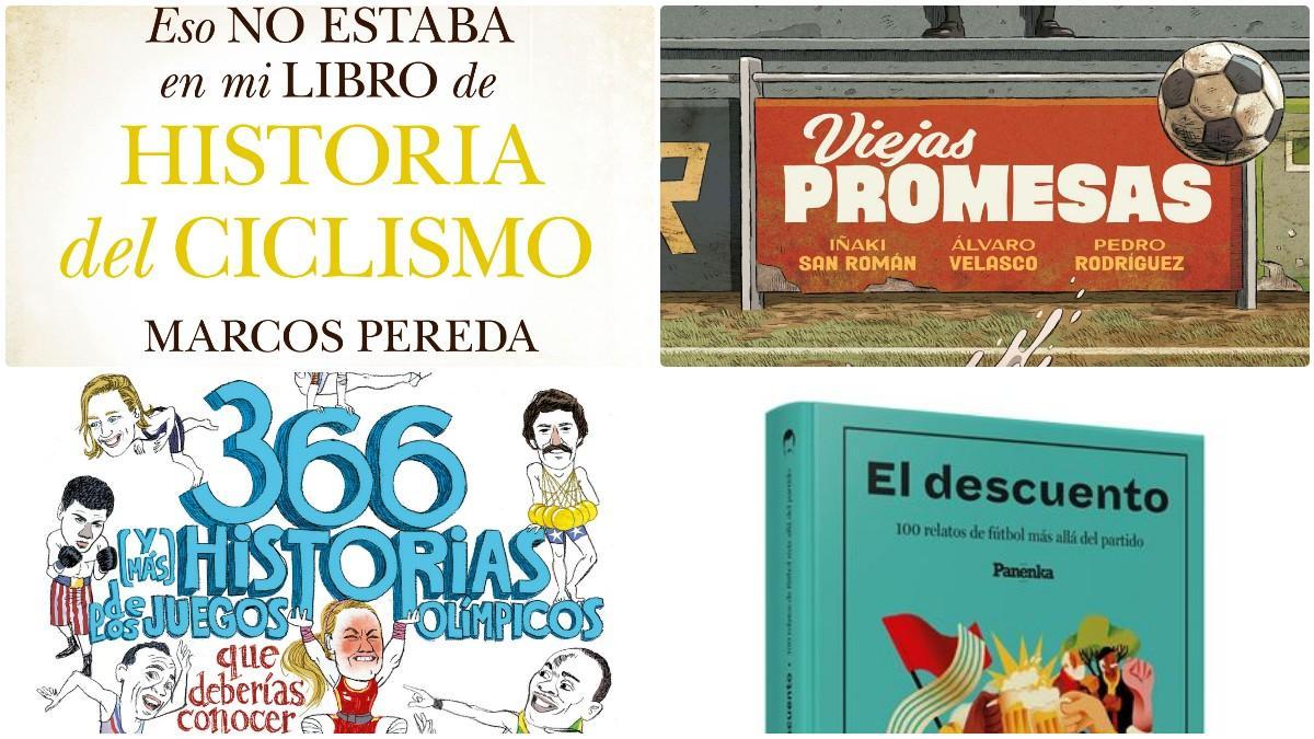 Varias de las novedades de temática deportiva para Sant Jordi