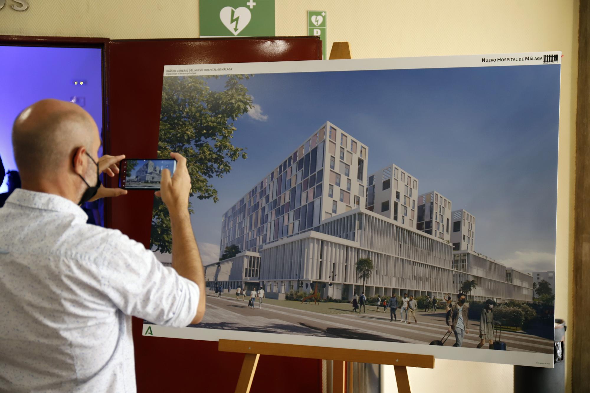 Presentación del anteproyecto del tercer hospital de Málaga.