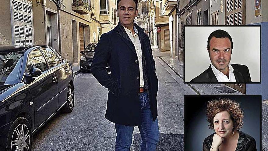 El tenor Antoni Lliteres posa en la calle ArtÃ  de Manacor. / SimÃ³n Orfila y Marta Pujol.