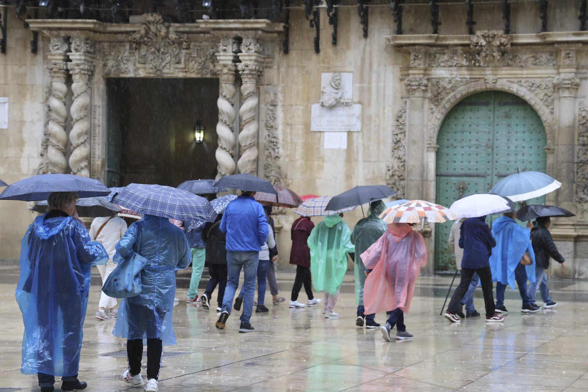 La DANA deja fuertes lluvias en Alicante