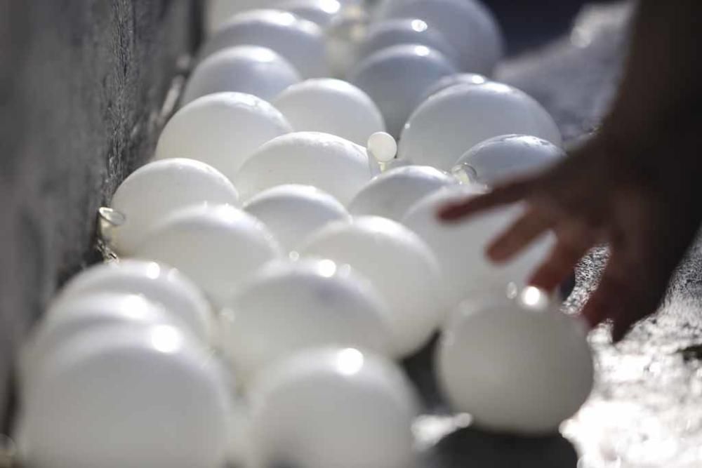 El cuarto día de las fiestas del barrio tuvo el agua como protagonista