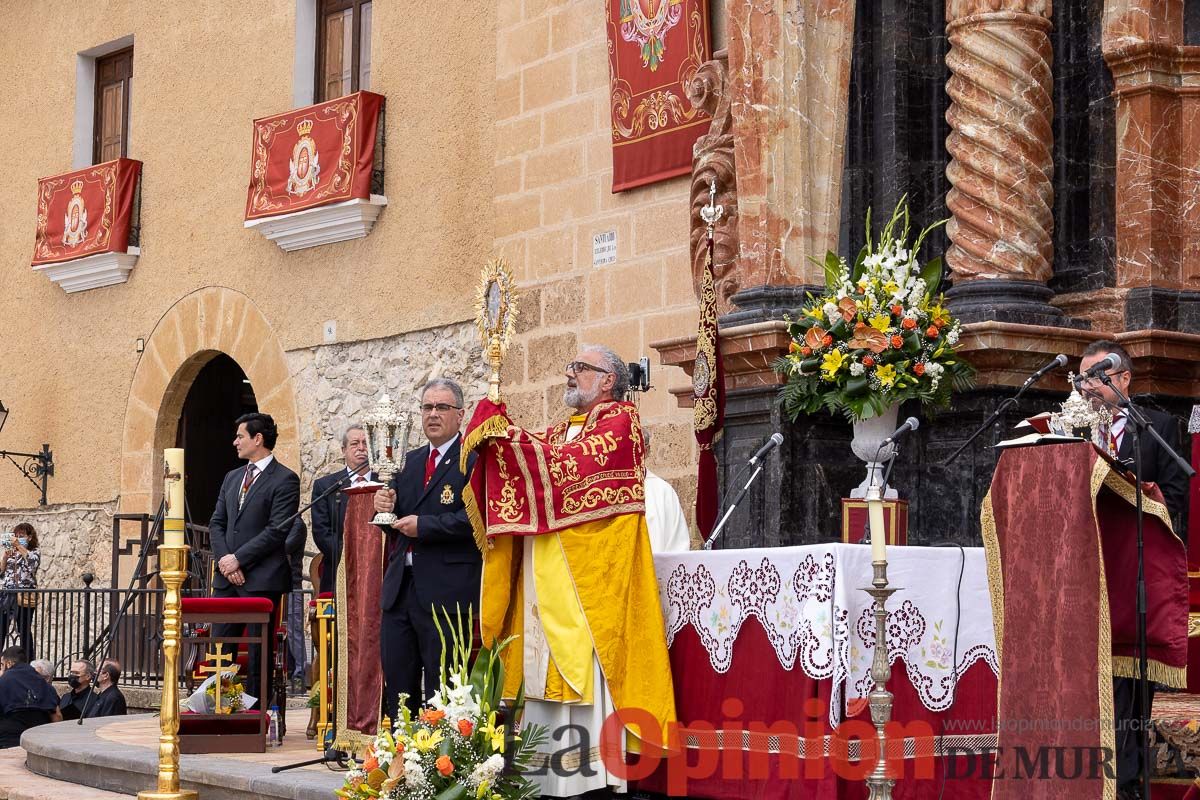 Misa del día 1 de mayo en honor a la Vera Cruz de caravaca