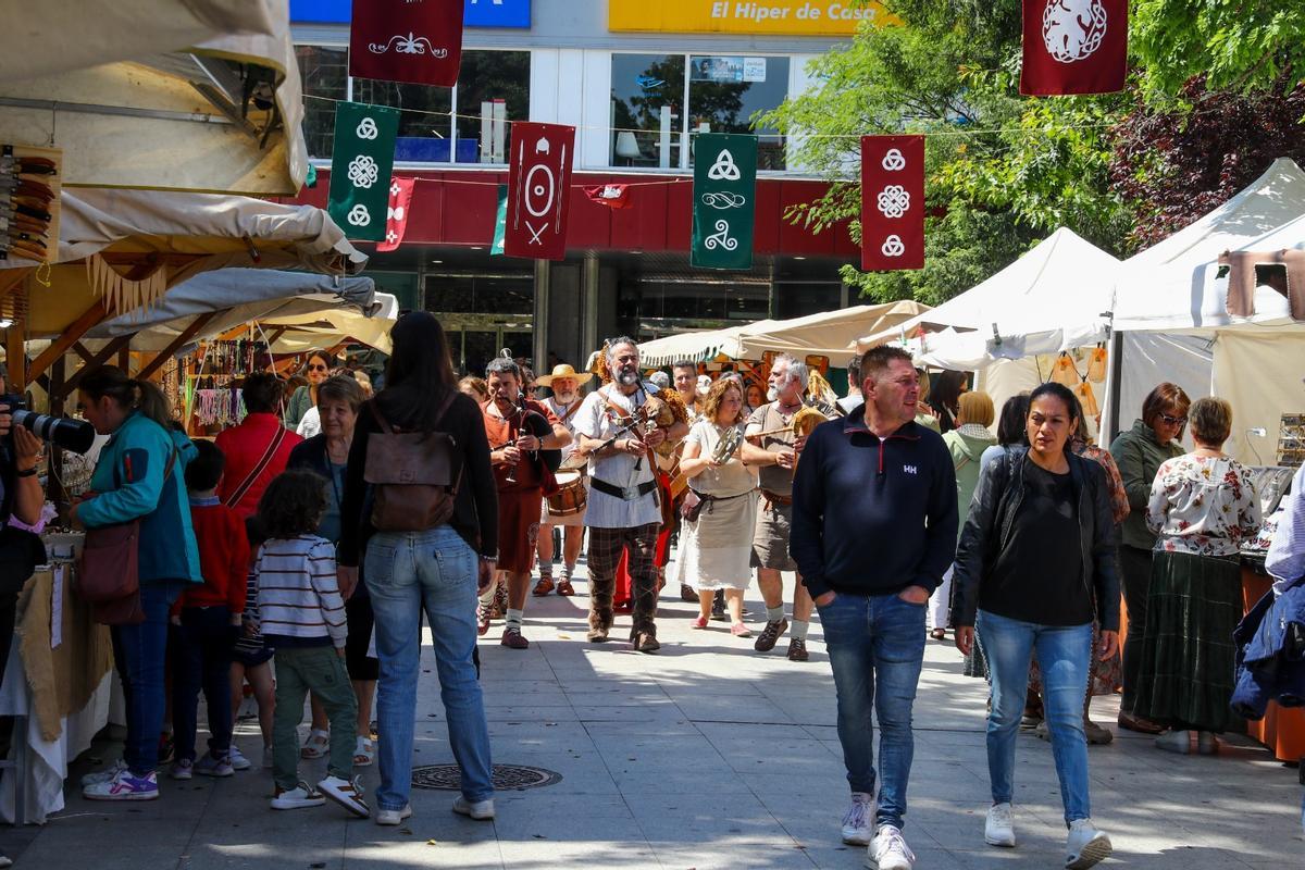 Ambiente en una fiesta de Santa Rita de Vilagarcía.