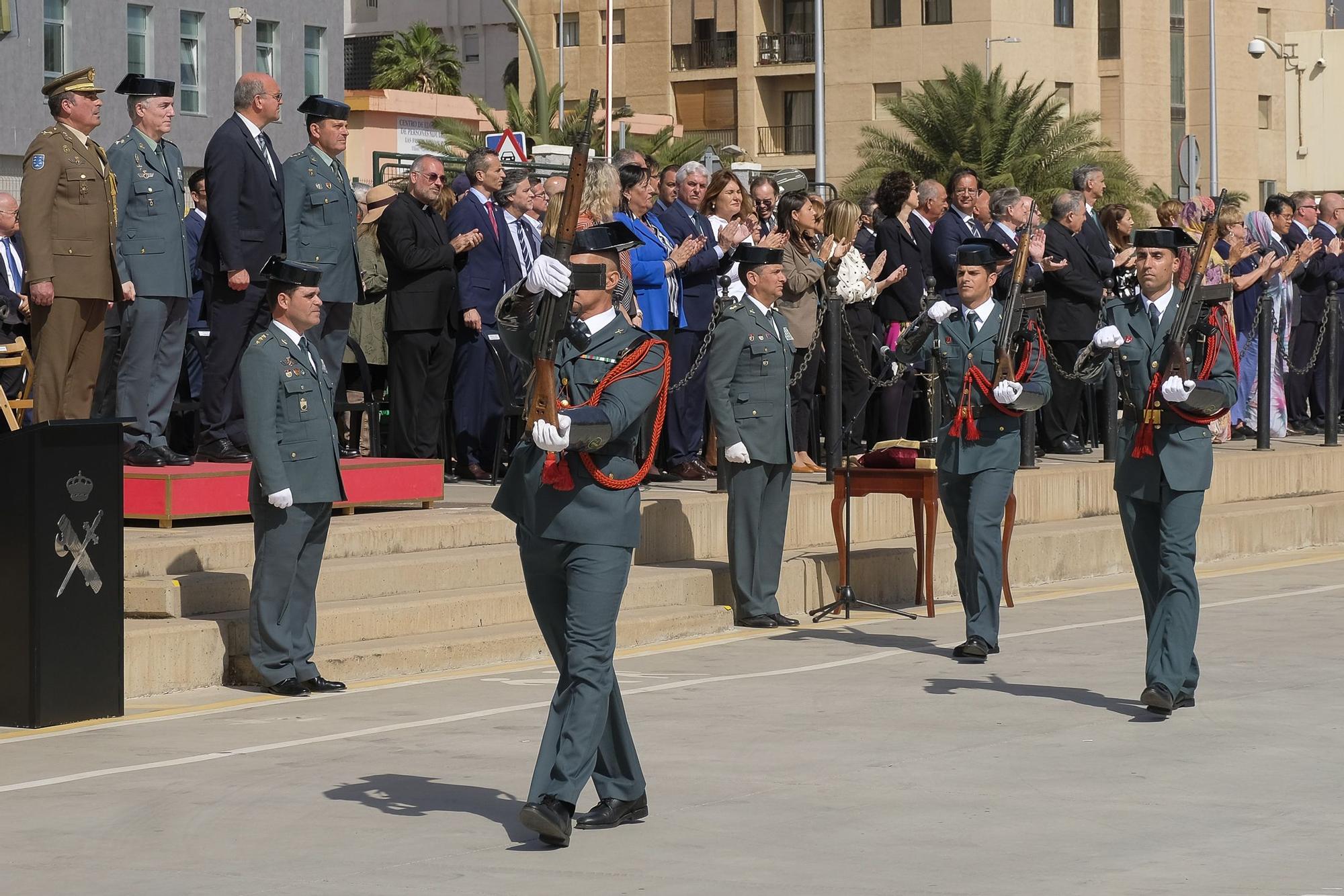 Toma de posesión del coronel jefe de la Comandancia de Guardia Civil