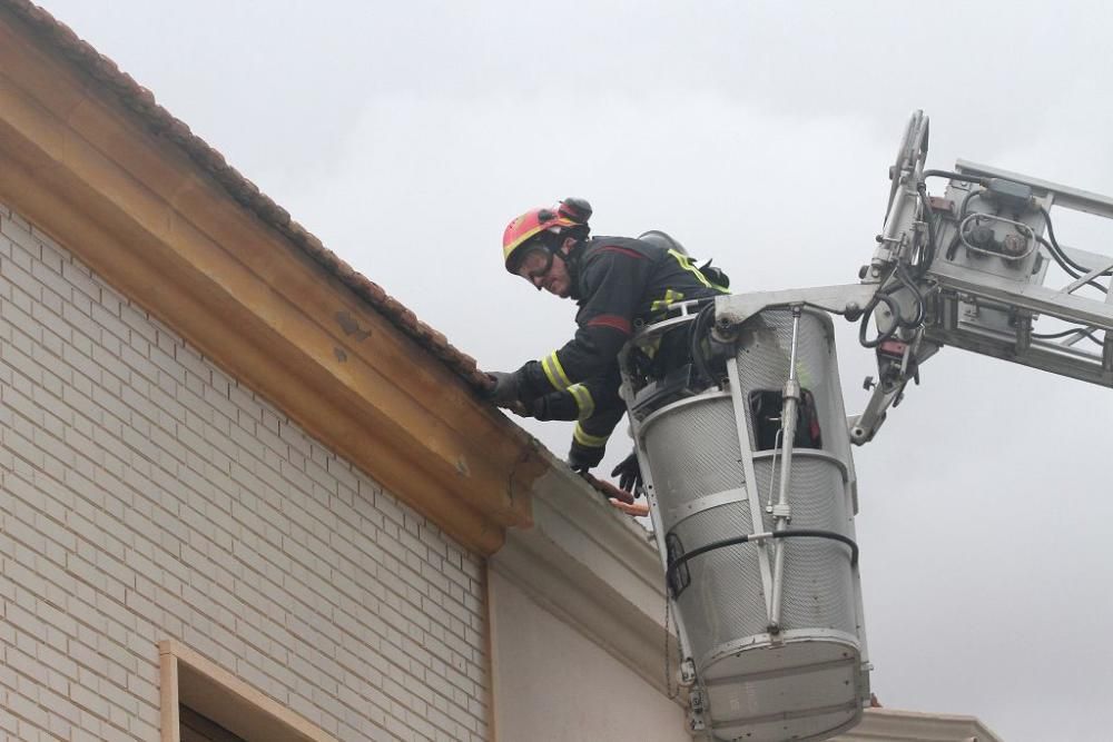 La borrasca Ana, a su paso por Cartagena