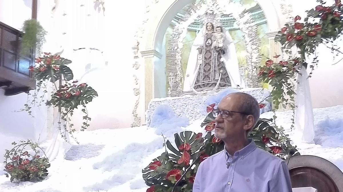 La virgen del Carmen baja de su camarín