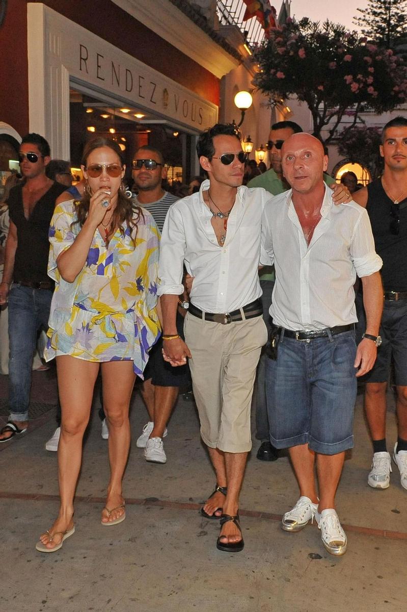 Jennifer Lopez y Marc Anthony de compras por Capri