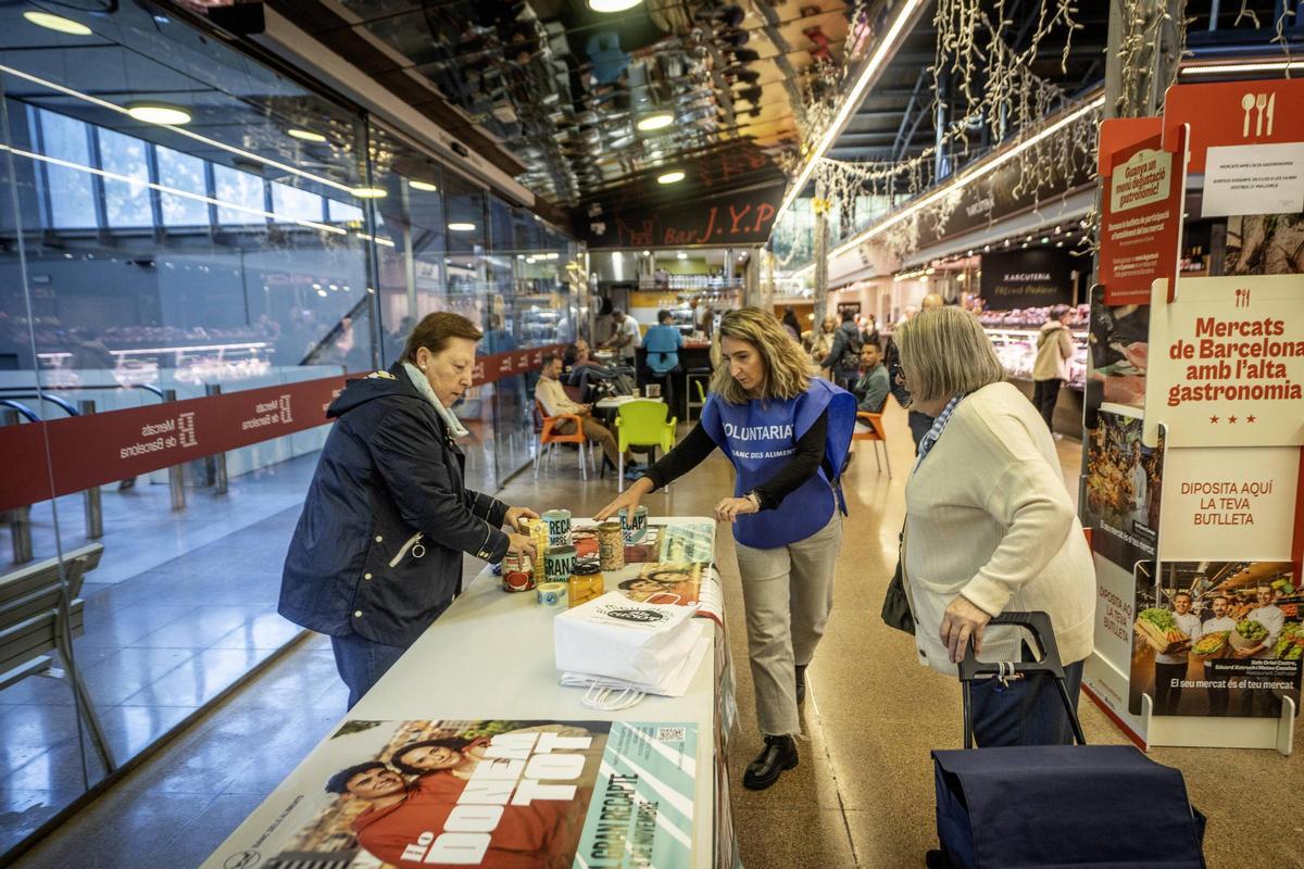 Empieza la recogida solidaria de alimentos del Gran Recapte