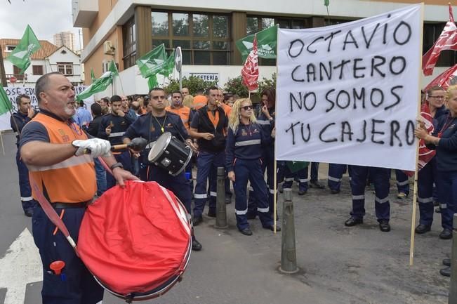 Concentración de trabajadores de parquímetro