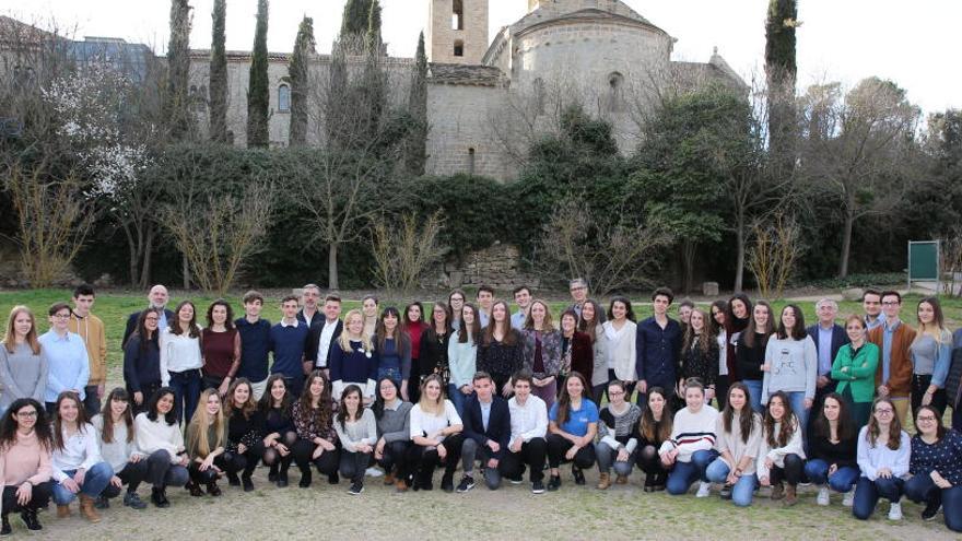 Alumnes participants a Món Sant Benet.