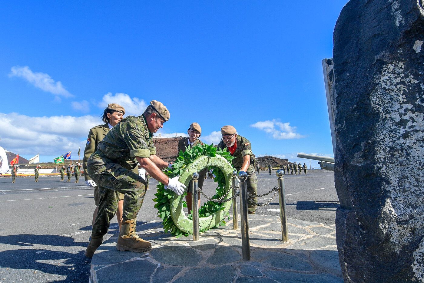 Celebración del día de la patrona de Infantería en Las Palmas de Gran Canaria