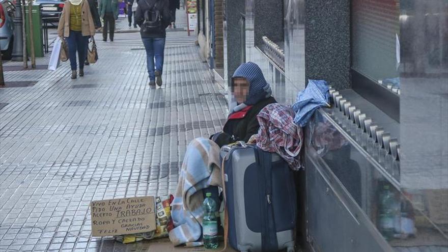 Veinte personas duermen estos días en la calle en Cáceres en plena ola de frío